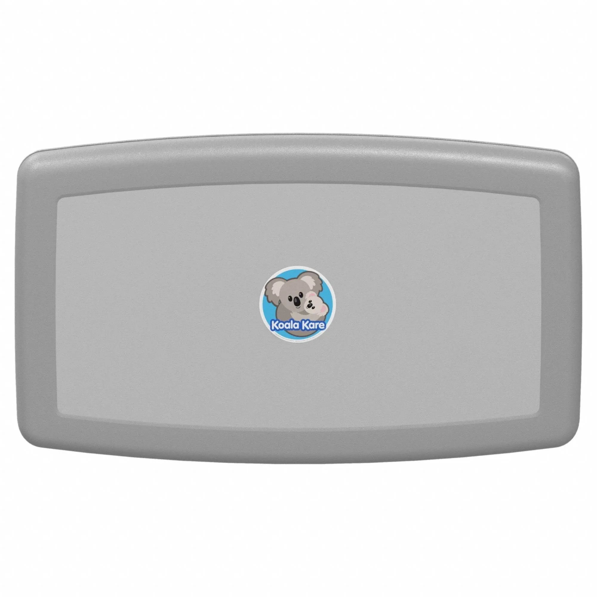 Bobrick Baby Changing Station, Wall Horizontal Mount, 36.5 x 21.25, Gray 