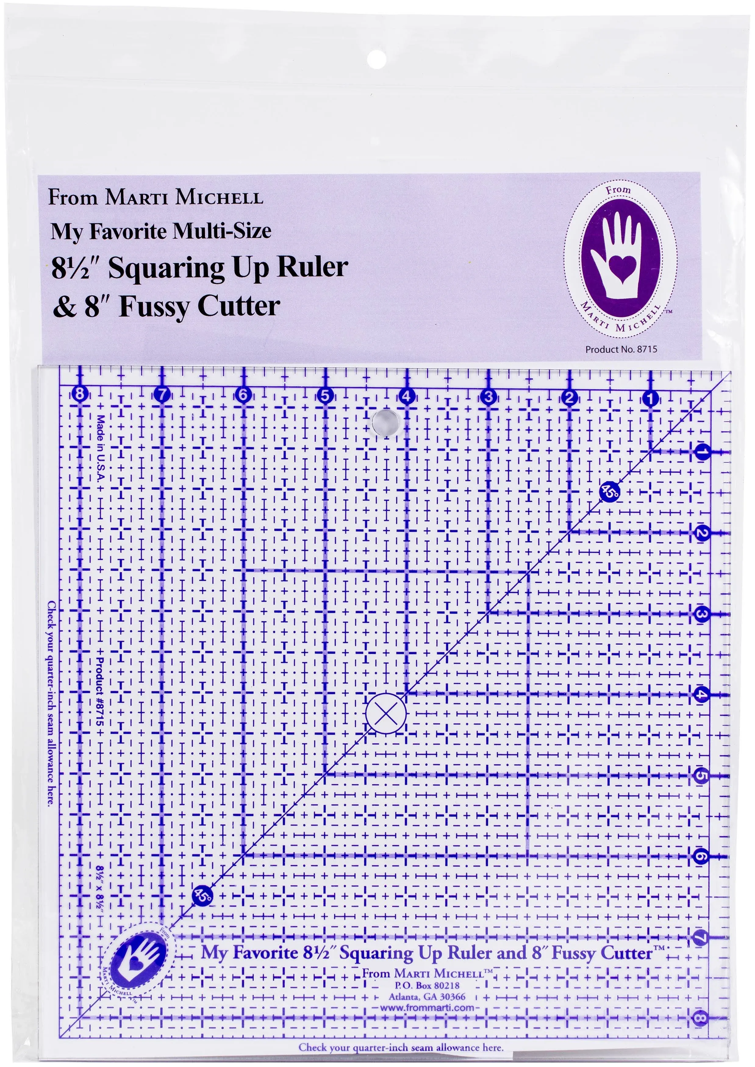 Squaring Up Ruler 8.5in