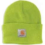 Carhartt Men's Acrylic Watch Hat, Bright Lime, One Size