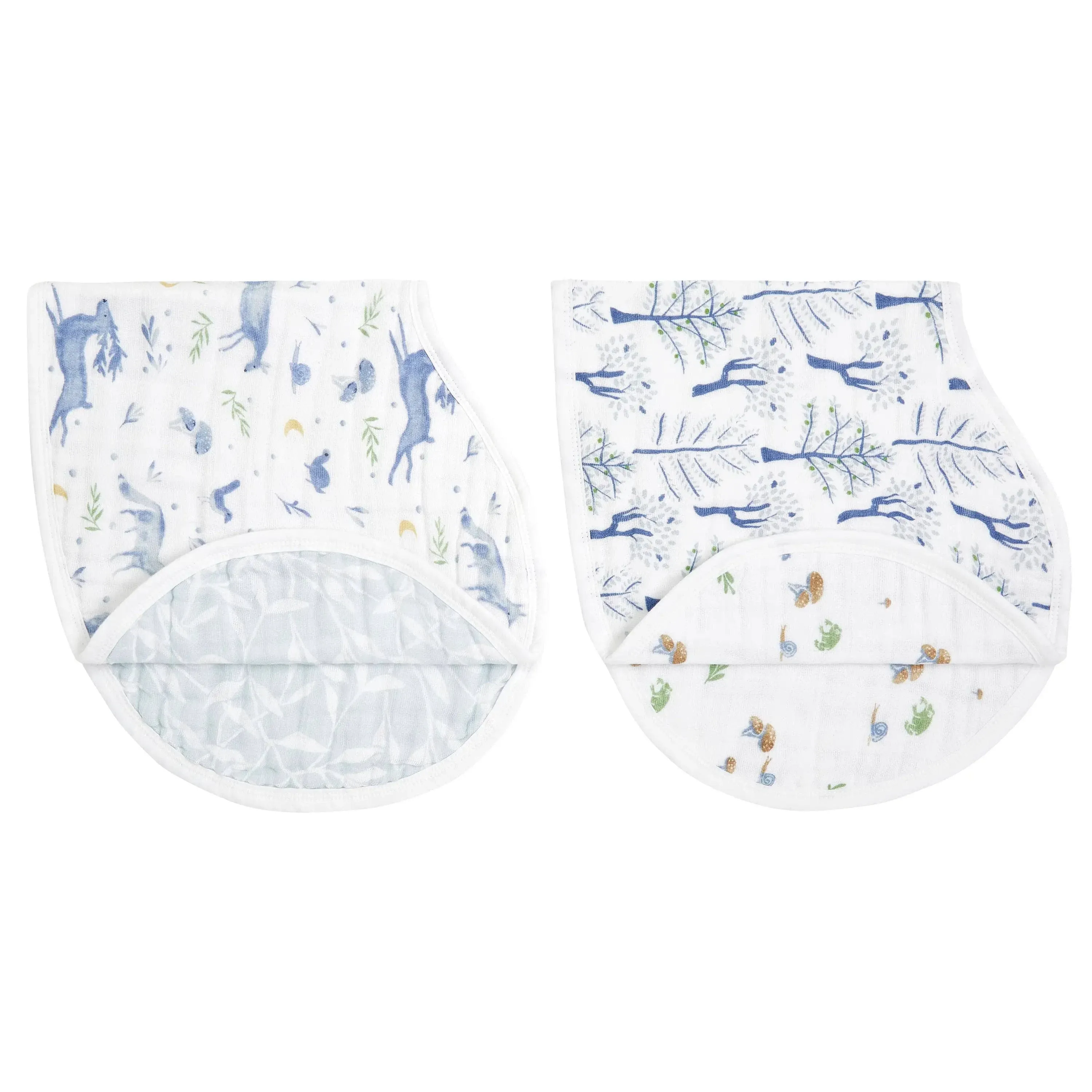 aden + anais 2-Pack Organic Cotton Burpy Bibs