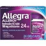 Allegra 24 Hour Allergy Gelcaps