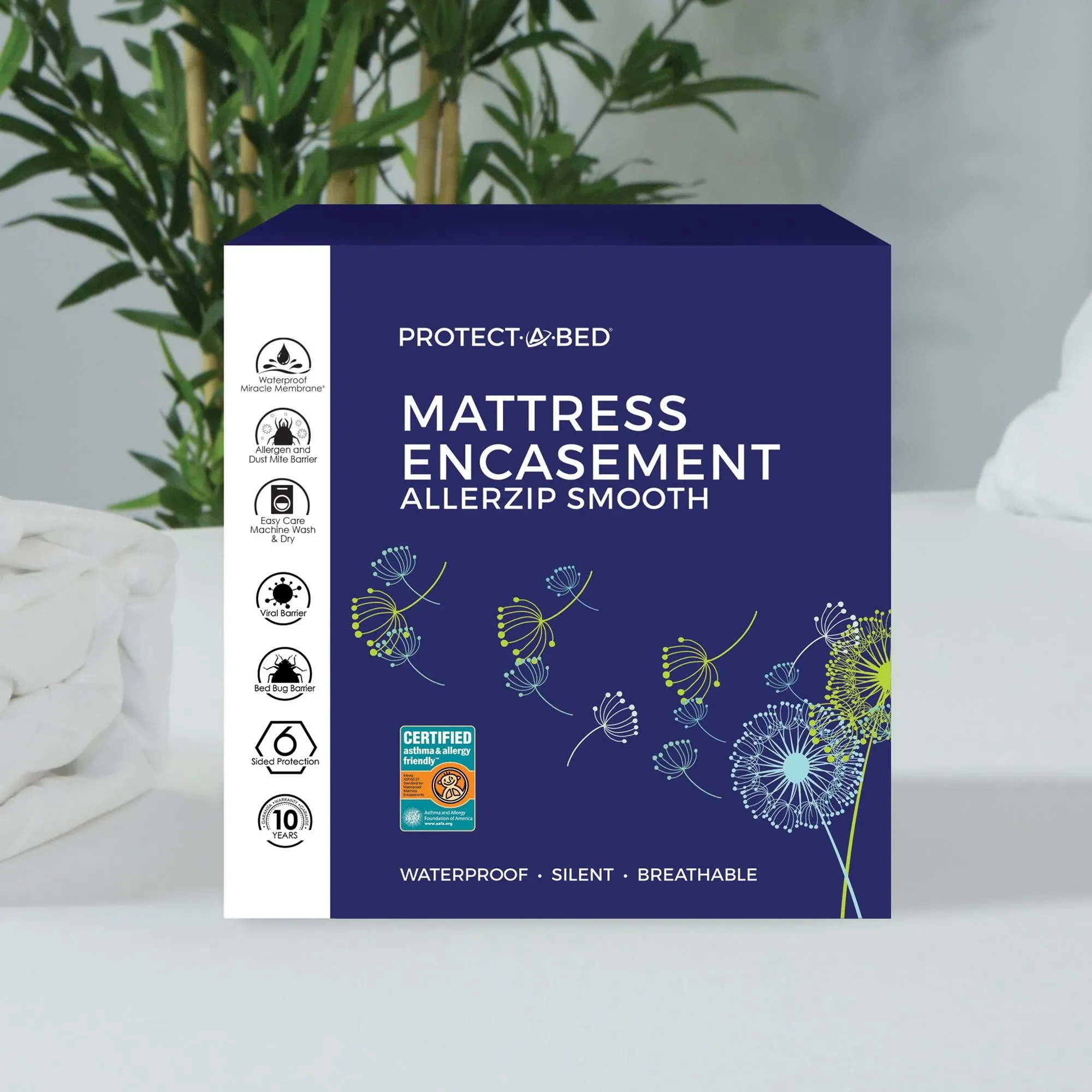 Protect-A-Bed AllerZip Smooth Mattress Encasement