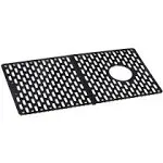 Ruvati Silicone Bottom Grid Sink Mat for RVG1033 and RVG2033 Sinks - Black - RVA41033BK