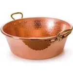 "Mauviel M'Passion Copper Jam Pan With Bronze Handles, 9.5-Quart"