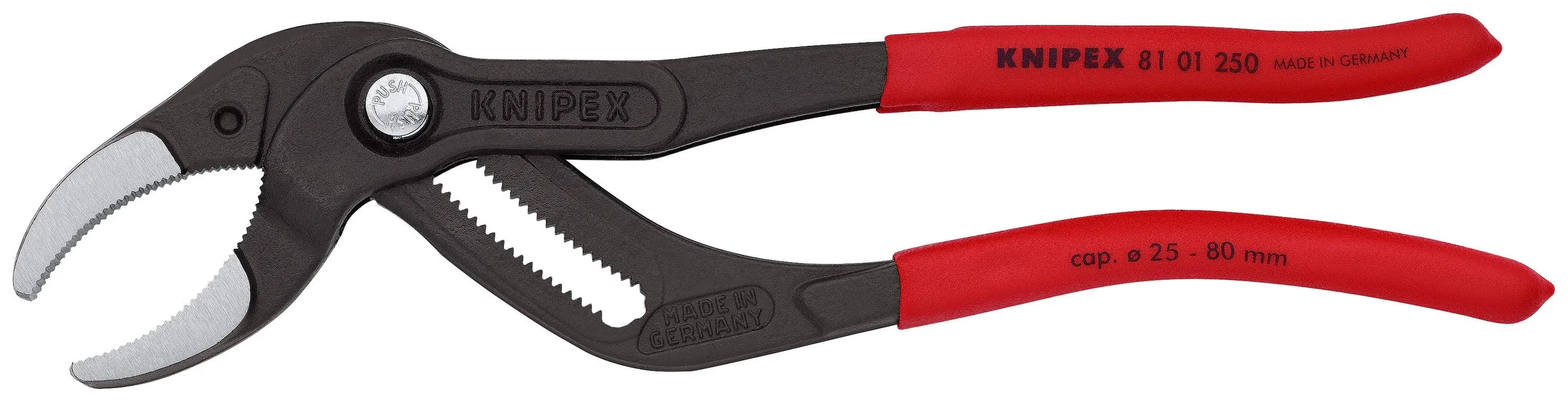 Knipex 8101250SBA Pipe Gripping Pliers With Serrated Jaws