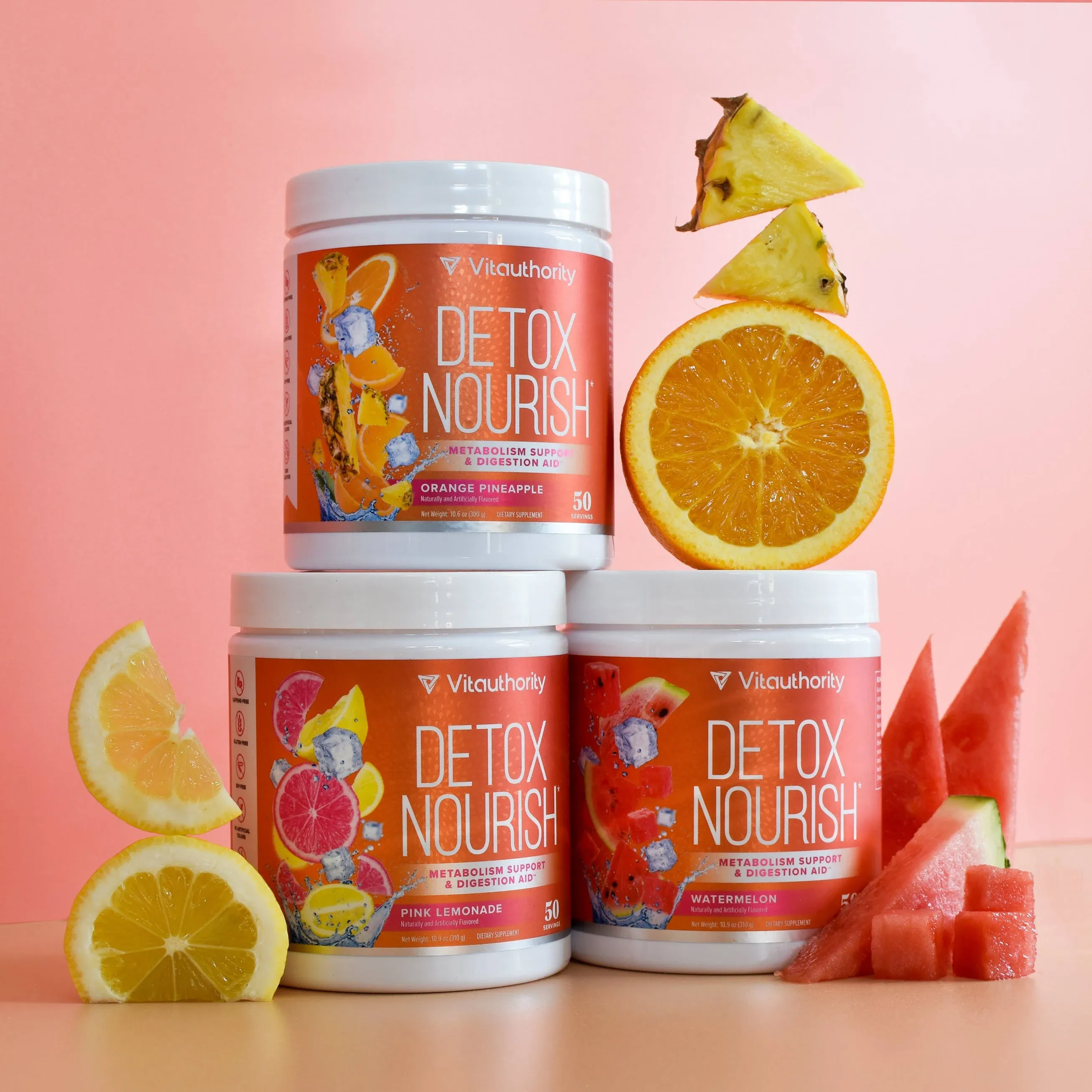 Vitauthority, Detox Nourish, Natural Watermelon