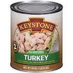 Keystone Meats All Natural Canned Turkey, 28 Ounce