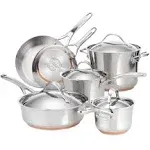 Anolon Nouvelle Copper Stainless Steel Cookware Set