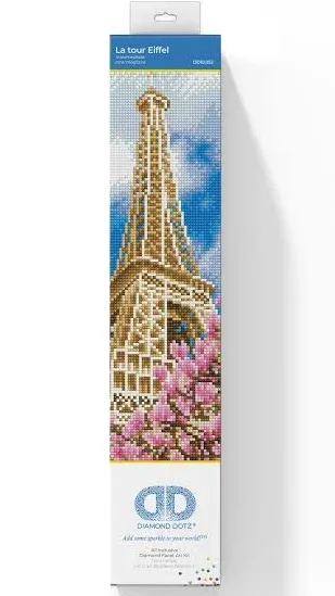 Diamond Dotz - Diamond Painting Kit - La Tour Eiffel - Blossom - Crafts - Gifts