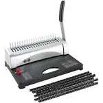 Binding Machine, 21-Holes, 450 Sheets, Comb Binding Machines with Starter Kit 10