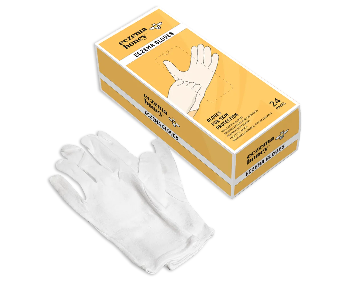 Eczema Honey Premium Cotton Gloves (24 Pairs)