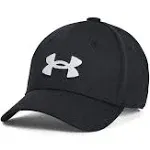 Under Armour Boys' Blitzing Cap Black/White M/L