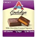 Atkins Endulge Milk Chocolate Caramel Squares 6 Oz.