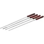 Barbeque Skewers, Stainless Steel Set of 4