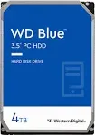 WD - Blue 4TB Internal SATA Hard Drive for Desktops