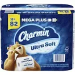 Charmin Ultra-Soft Toilet Paper Rolls (18 Mega Plus Rolls)