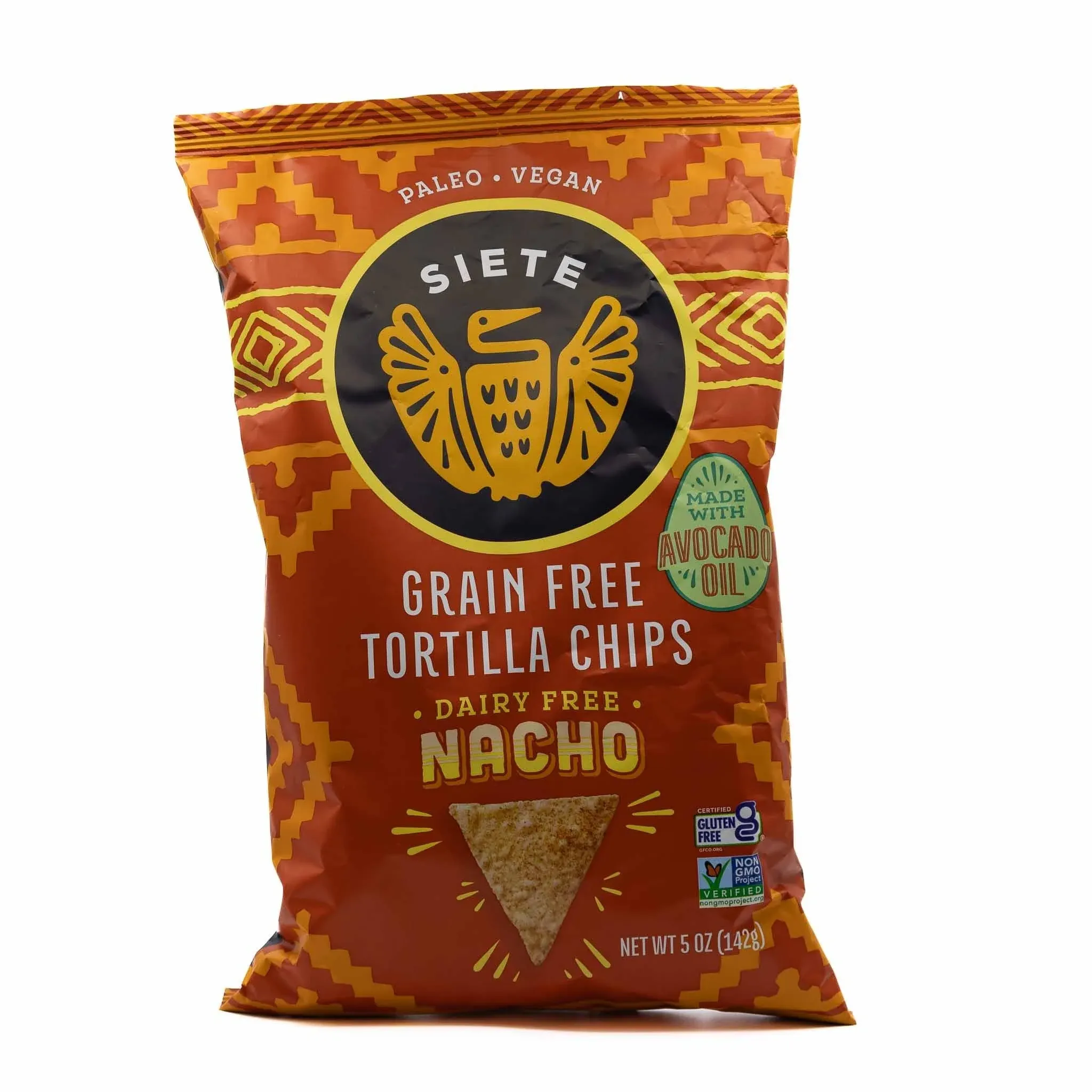 Siete Nacho Grain Free Tortilla Chips - 5 oz packet