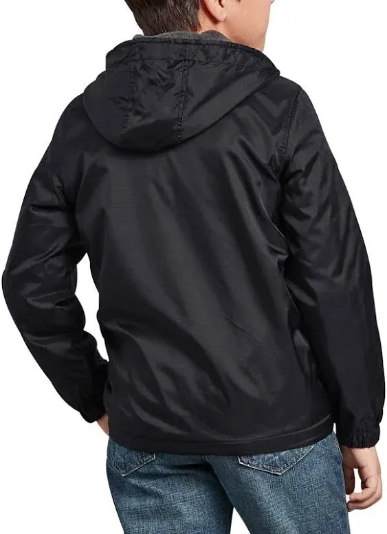 Big Kids Fleece Lined Hooded Jacket