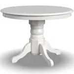 Pedestal Dining Table White