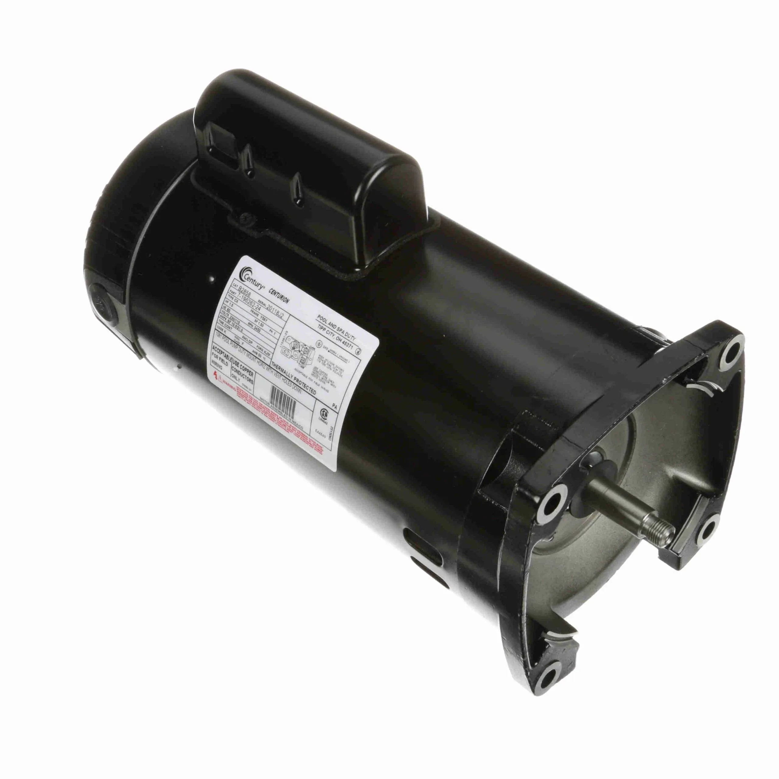 A.O. Smith Square Flange Pool and Spa Pump Motor B2858