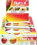 That's It Nutrition Fruit Bar Apple & Mango 12 Bars