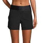 Lands' End Women's 5" Quick Dry Swim Shorts with Panty