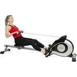 ?Sunny Health & Fitness Magnetic Rowing Machine - Silver