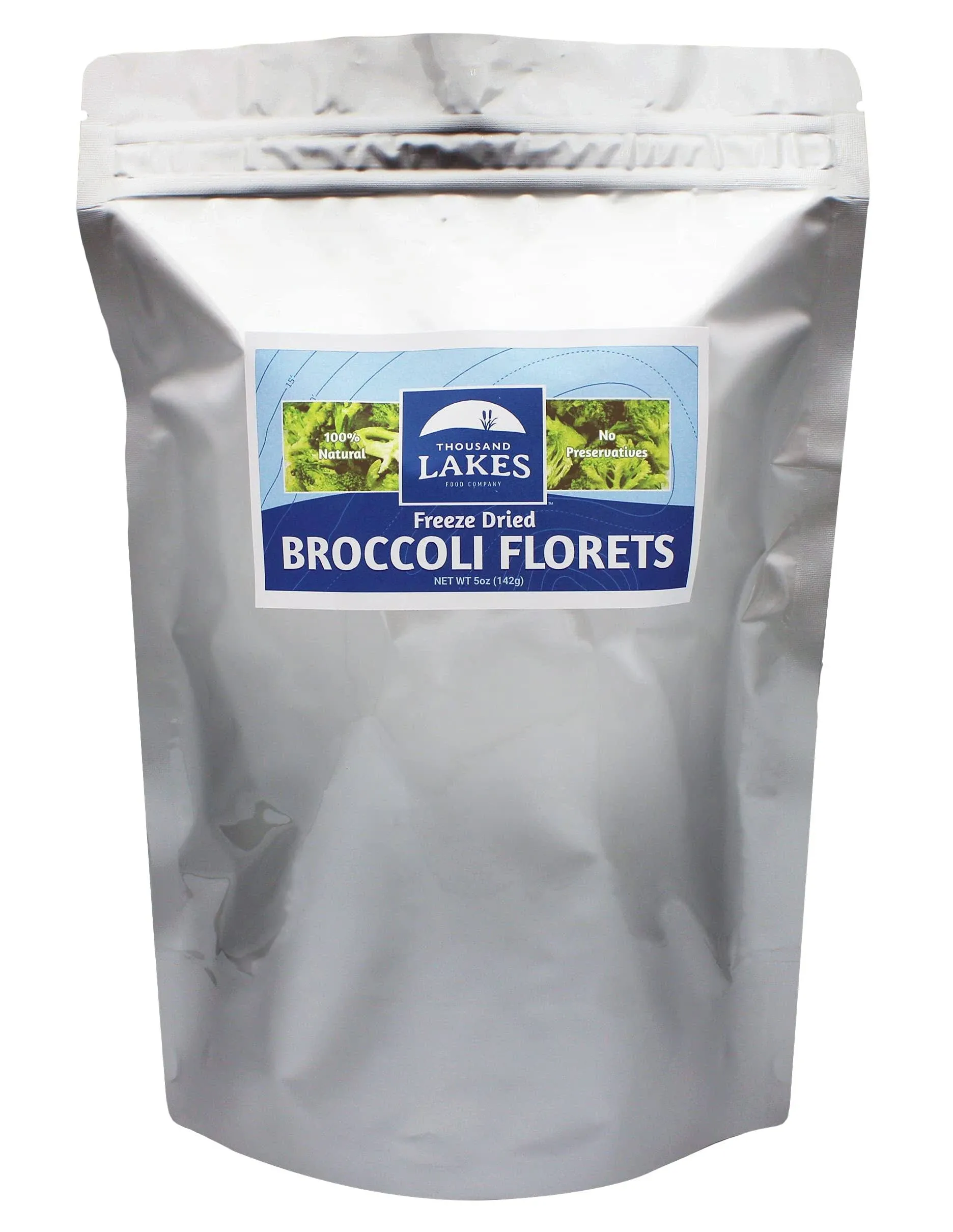 Thousand Lakes Freeze Dried Fruits and Vegetables Broccoli Florets