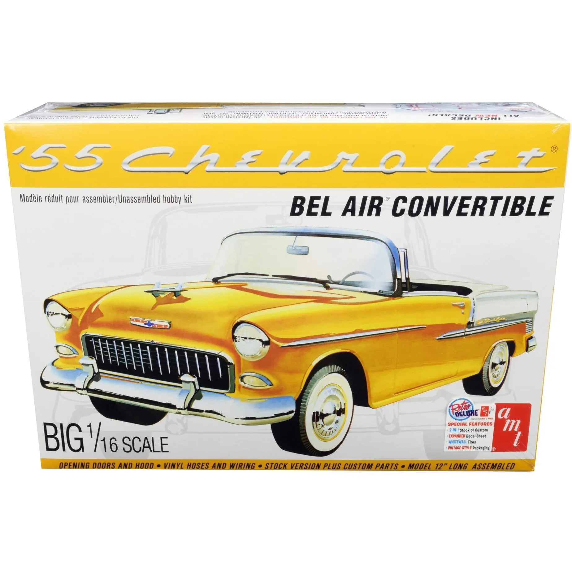 Skill 3 Model Kit 1955 Chevrolet Bel Air Convertible