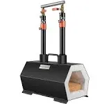 VEVOR Portable 2 Burner Propane Forge, 2600°F Metal and Knife Blacksmithing Forges, Large Capacity Farrier Forging Tools and Equipment, Complete Mini Forge Kit