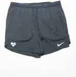 Nike Men's Dri-Fit Stride 5" Brief-Lined Running Shorts Smoke Grey/Black / XL