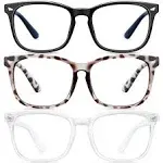 Blue Light Blocking Glasses For Women/men - ZZD 3pack Computer Reading/Gaming/TV/Phones Glasses