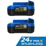 Kobalt 24-Volt Max 2-Pack 4 Amp-Hour Lithium Power Tool Battery