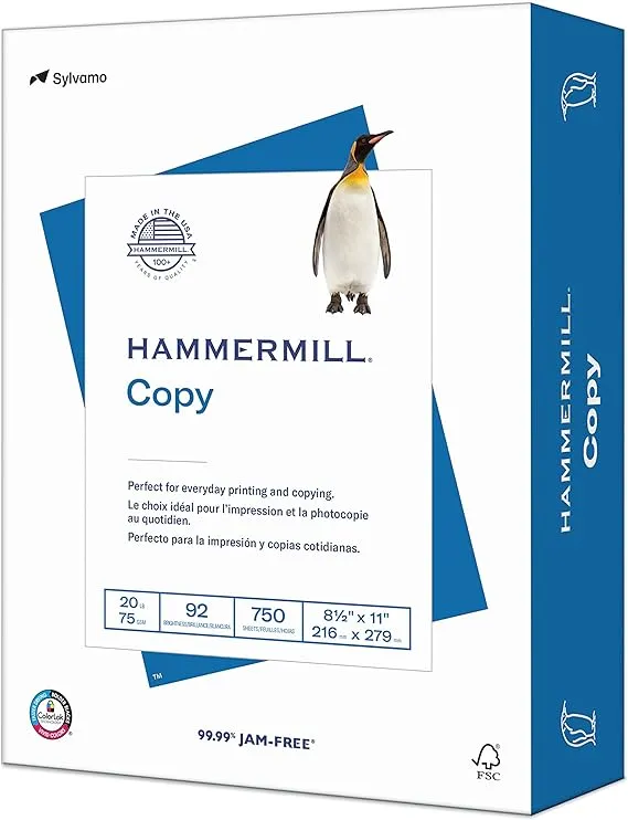 Hammermill Paper Copy Paper 8.5 x 11