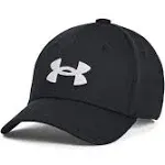 Under Armour Boys' Blitzing Cap Black/White M/L