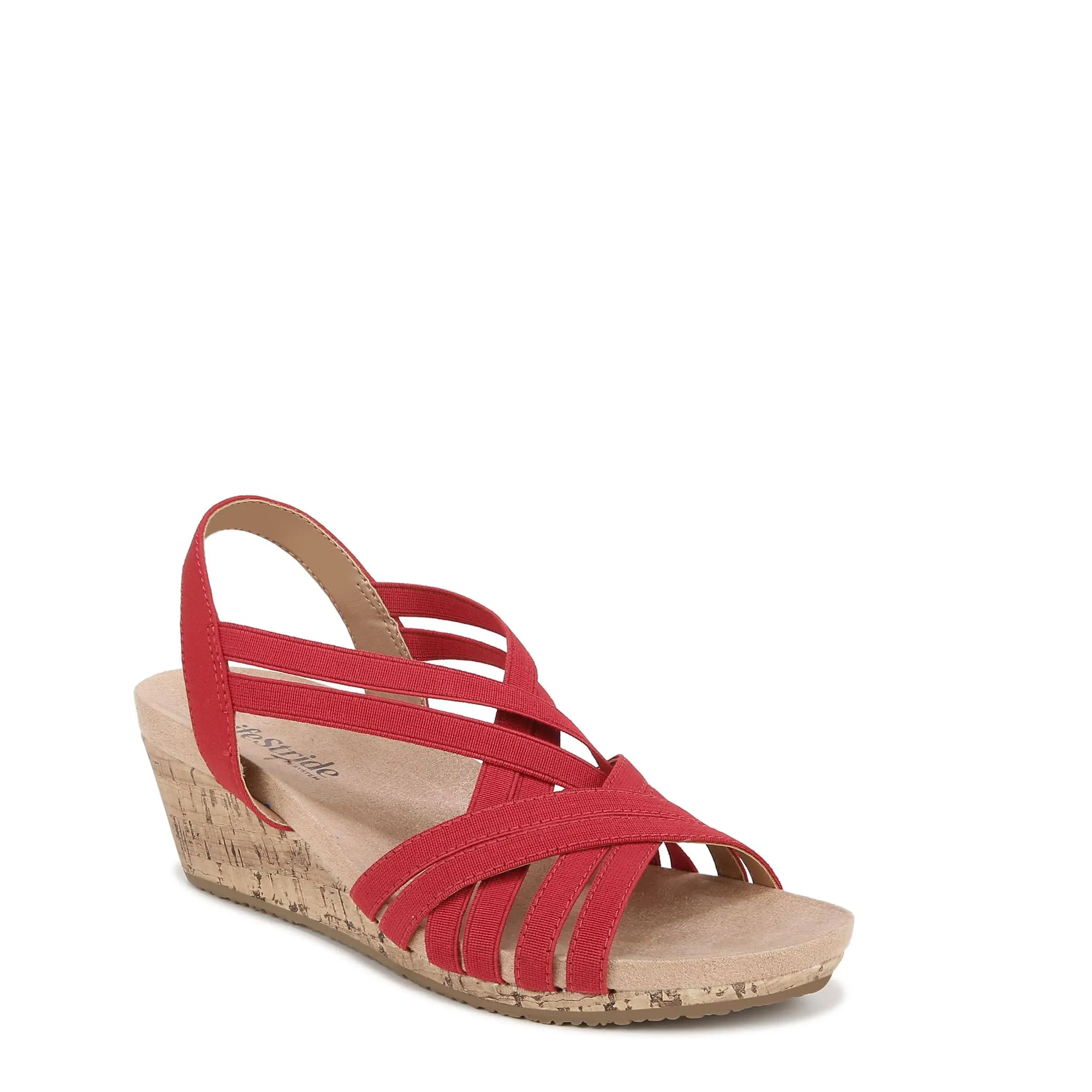 LifeStride Women's Mallory Strappy Wedge Sandal