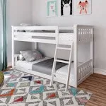 Max and Lily Twin Over Twin Low Bunk Bed - Clay