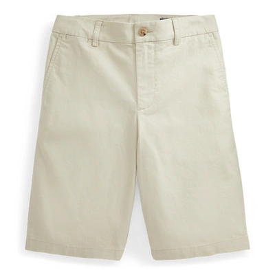 Kids' Straight Fit Stretch Chino Short In Basic Sand