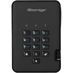 iStorage diskAshur2 4TB Portable Encrypted Hard Drive Black