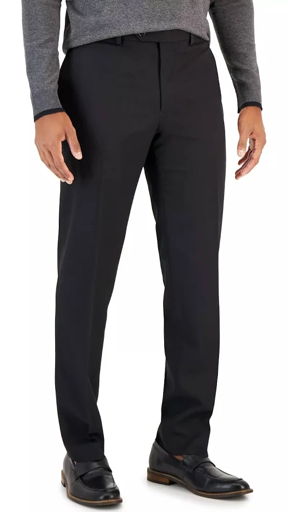 Van Heusen Men's Stretch Performance Two Button Suit - Two Piece Business Suit Jacket and Pants