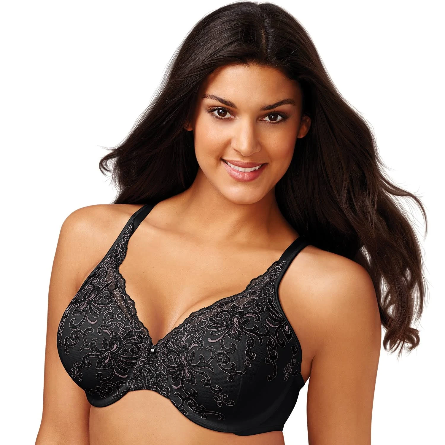 Playtex Secrets Beautiful Lift Embroidered Underwire Bra 4513 Women's