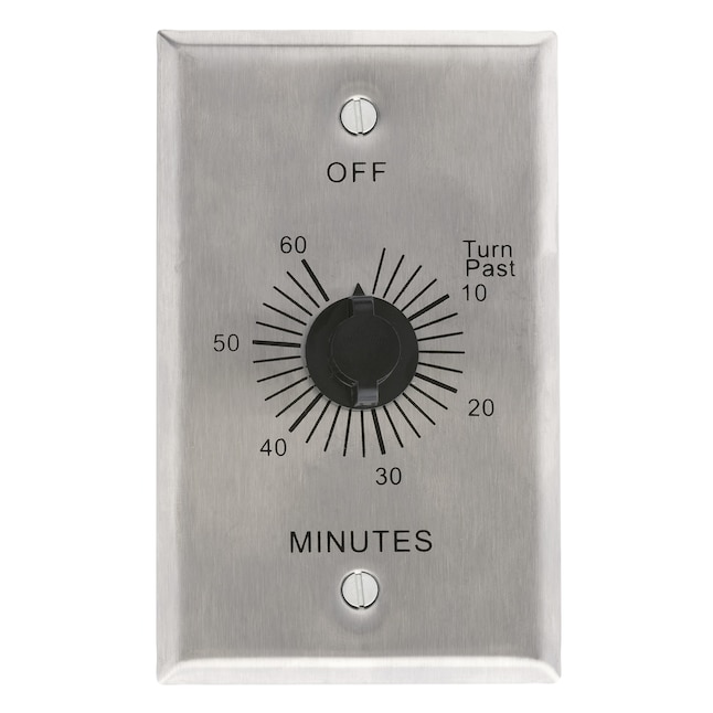 TORK 20-Amps 125-volt Timers In-wall Countdown Lighting Timer in Gray | RFF60M