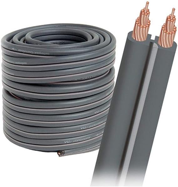 AudioQuest G2 50 foot unterminated speaker wire (dark gray)