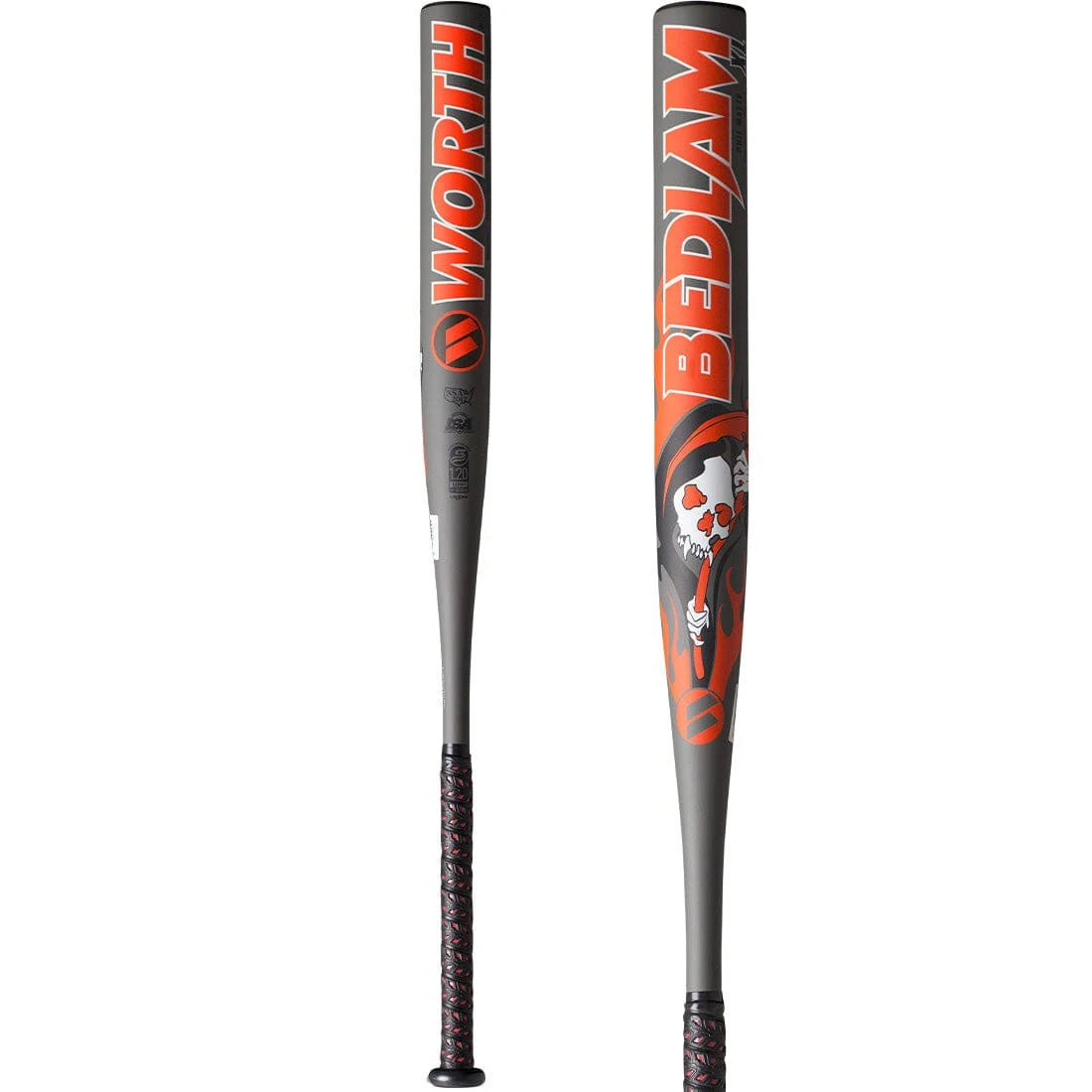 NEW 2024 Worth Bedlam Phi Matte 1-Piece XL 27oz. WSU4PMB1L USSSA Softball Bat