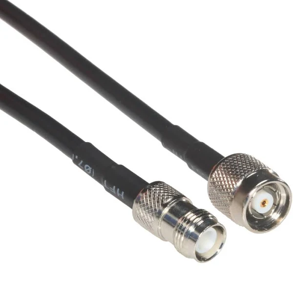 Amphenol Co-058tncmfrp-010 Black RG58 RP-TNC Coaxial Extension Cable