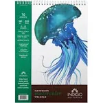 Indigo Artpapers Watercolor Wiropad - 9" x 12", 16 Sheets