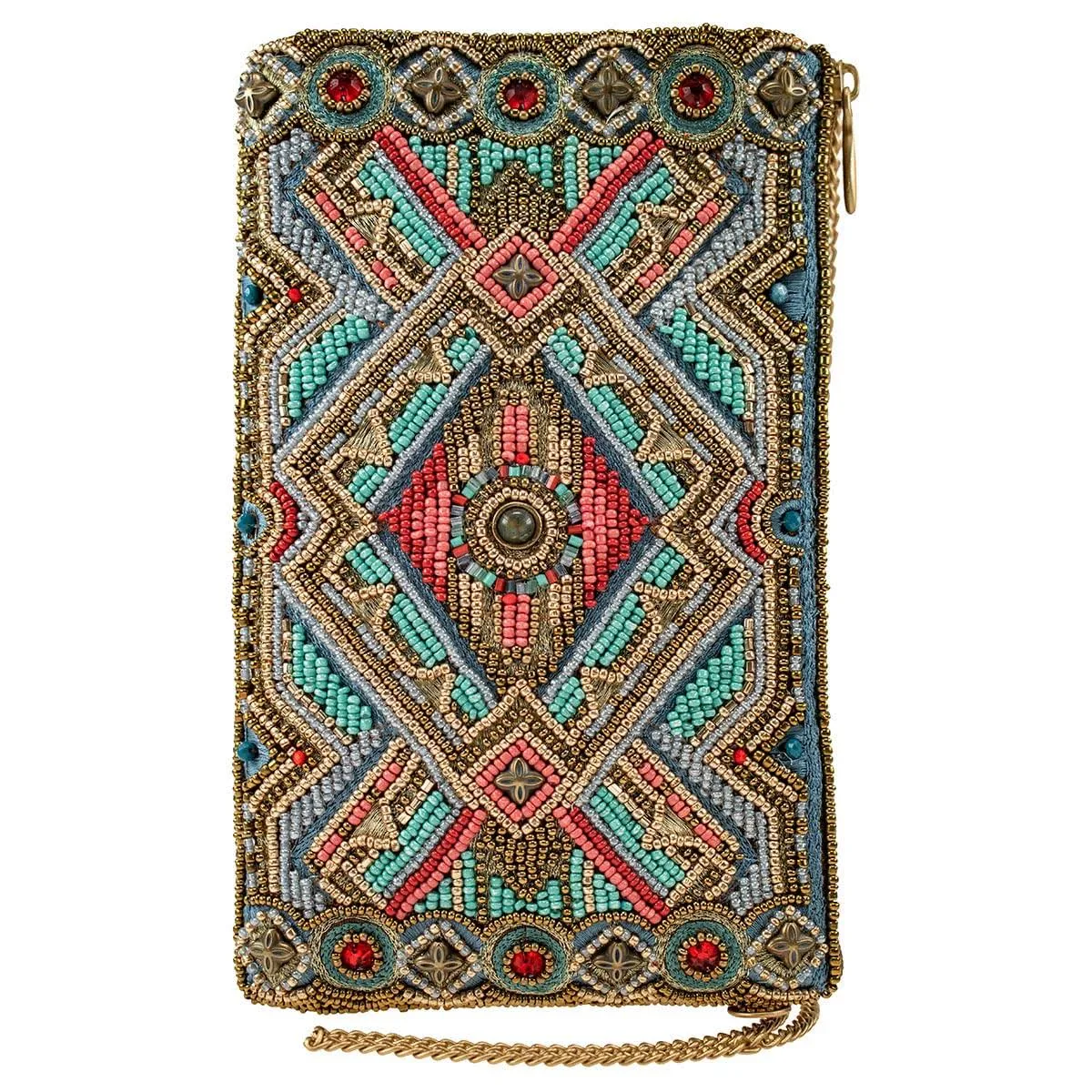 Mary Frances Native Girl Crossbody Phone Bag