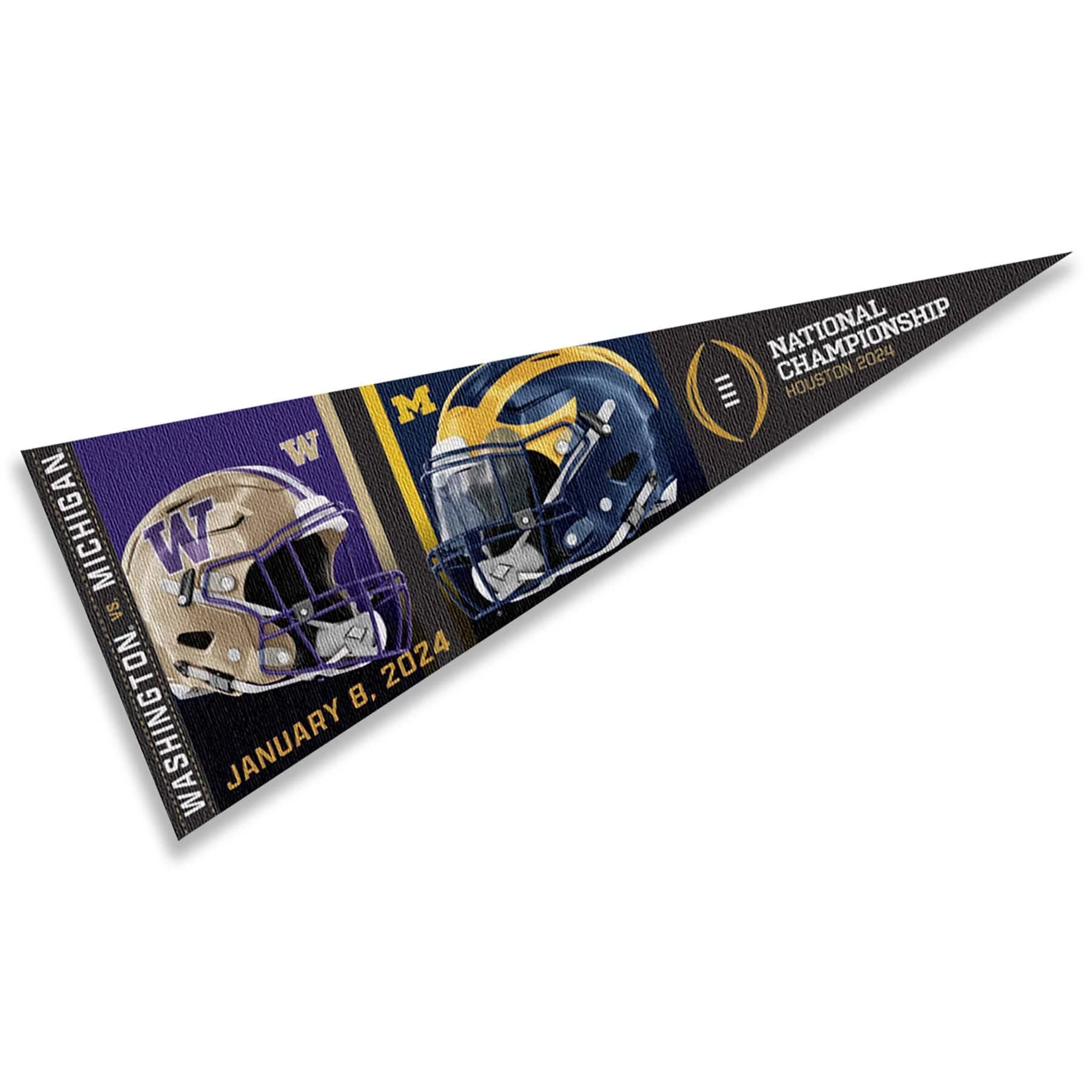 WinCraft Michigan Team University Wolverines Pennant Championship Dueling CFP Game Banner