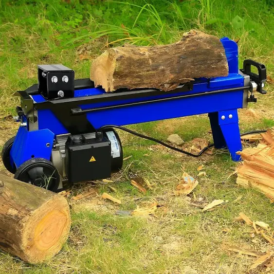 BILT HARD Log Splitter 6.5 Ton, Wood Splitter Electric Powered 15Amp, with Hydraulic Ram, Electric Firewood Splitting Machine, Horizontal