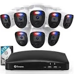 Enforcer 1TB HDD 8 Channel Home Security DVR CCTV 1080p Full HD 8 Cameras System